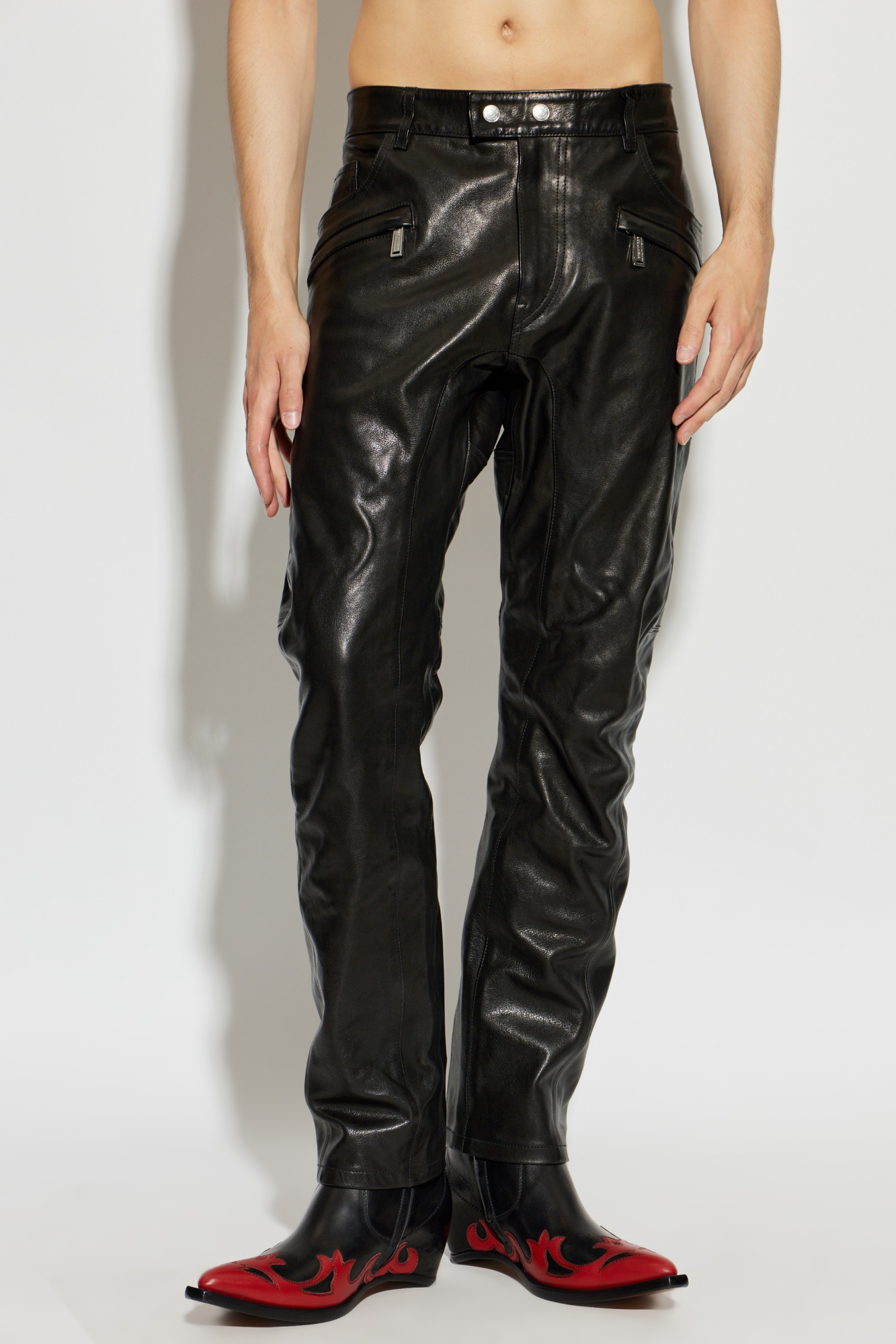 Dsquared2 Leather pants | Men's | Vitkac